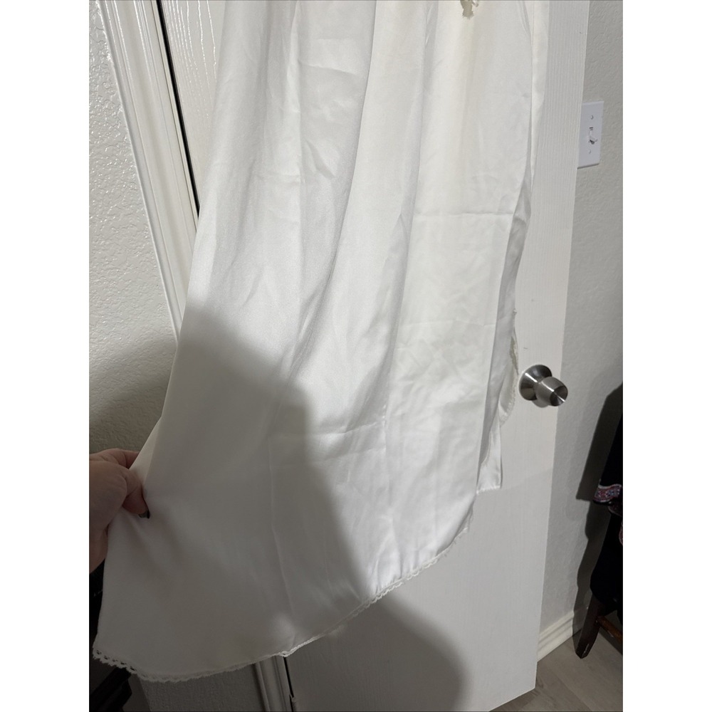 Christian Dior Neiman Markus Vintage Ivory Full Slip Size Large Satin Silky USA - Picture 8 of 16